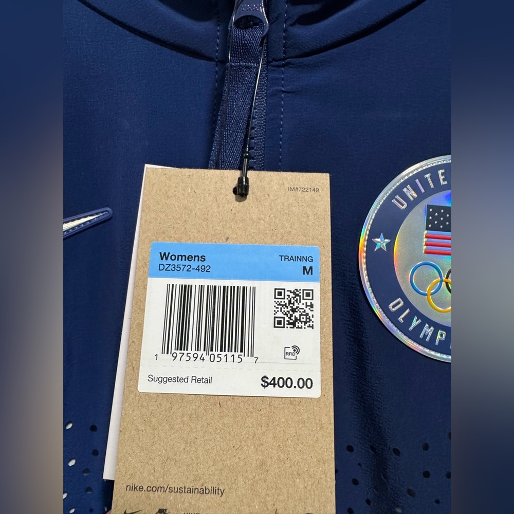 Team USA Nike Medal Ceremony Full-zip Women’s Jacket - Picture 8 of 12